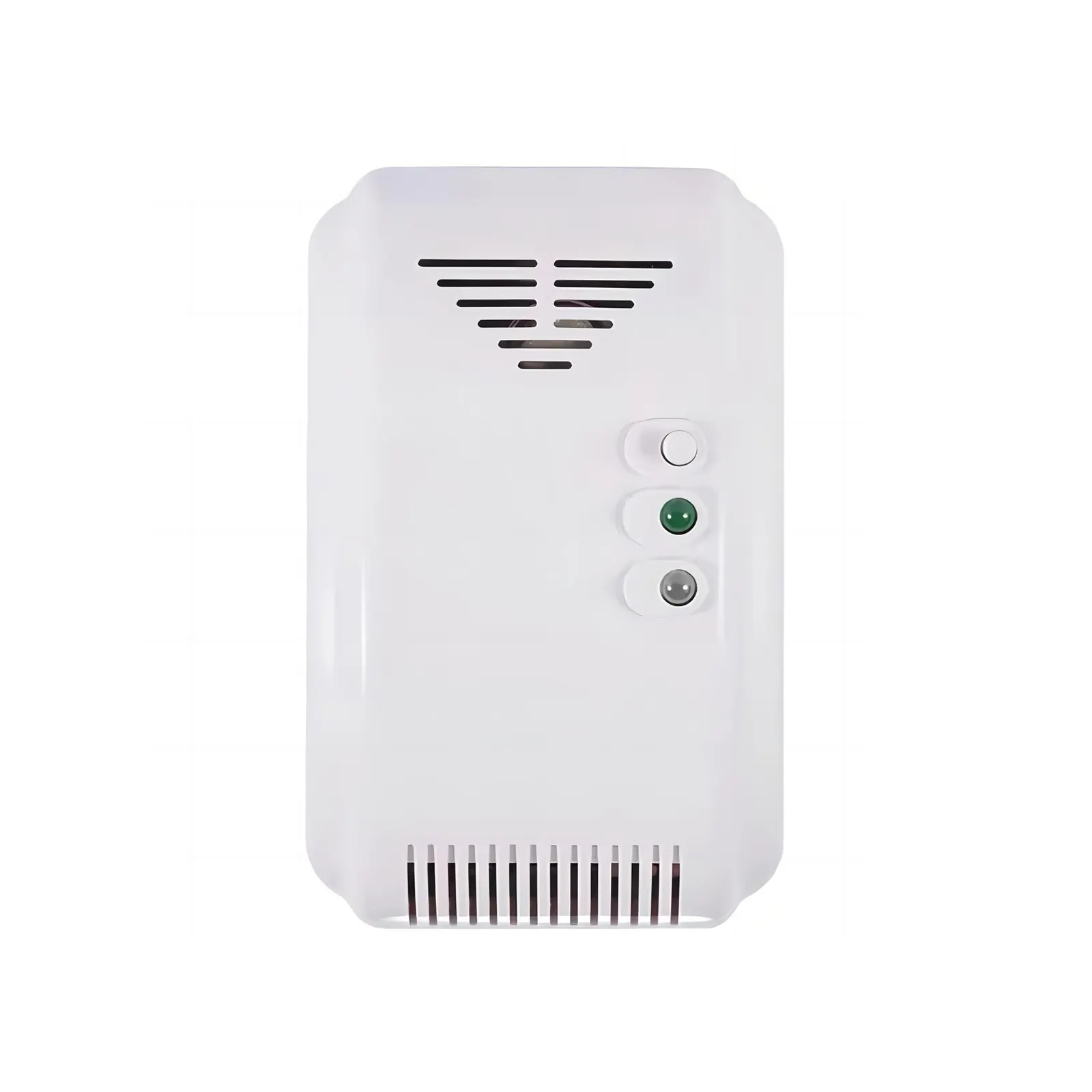 Detektor Kebocoran Gas 220V Terpasang Di Dinding, Perangkat Deteksi Kebocoran Gas dengan Suara & Alarm Lampu Kilat, Keluaran Relay