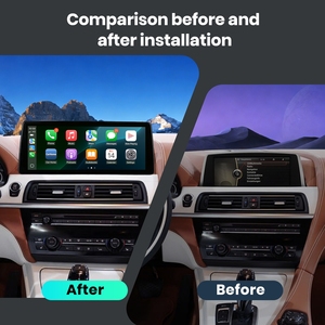 Radio para Auto Rhythm de 12.6 Pulgadas con Pantalla, Carplay Inalámbrico, Android Auto, Navegación GPS, Multimedia al por Mayor para BMW Serie 6 F06/F12/F13 - Product Image 3