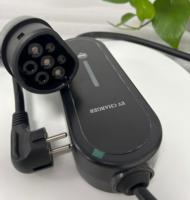 Nouveau chargeur de voiture électrique domestique 16A/32A, prise 3,5kW/7kW, portable, IP54, connecteur Type 2, AC 100-220V, faible coût, câble de 5m, 50/60Hz