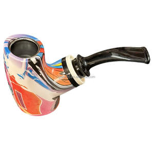 6 pièces ensembles de pipe à fumer pipe à fumer à l'ancienne <span class=keywords><strong>porte</strong></span>-cigarette à la main pipe à tabac cadeaux tabac herbe sèche boîte-cadeau en bois - Product Image 2
