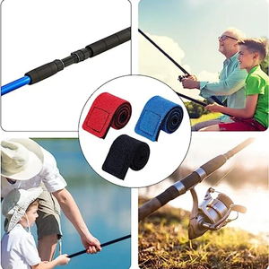 Soportes para corbatas de caña de pescar, correas de sujeción, cinturones de gancho, Cable de bucle, corbatas, cinturón, banda elástica, herramientas de pesca al aire libre, accesorio - Product Image 6