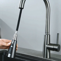 Haute qualité 304 acier inoxydable cuisine évier robinet intelligent chaud froid mitigeur d'eau robinet d'eau robinets commerciaux