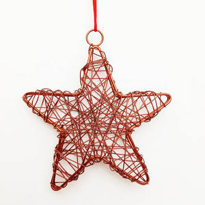 Étoile de couleur argent suspendue de Noël pour ornement de Noël Best Seller - Product Image 4