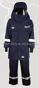 مآزر كهربائية للحماية من الوميض والقوس الكهربائي مقاومة للهب ومقاومة للساكنة ميزة وقائية على طراز البدلة - Product Image 4