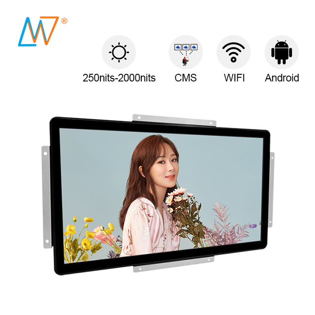 Factory Wholesale Android Wifi Openframe 24 Inch Flush Mount Tft Lcd Monitor Display Open Frame Tv
