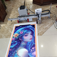 BYTCNC otomatis akurasi tinggi 3D 5D tempat parkir mobil Printer Inkjet grosir kondisi baru Printer latar belakang dinding & Lantai