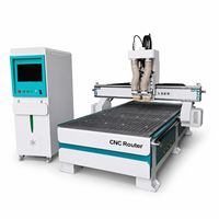 Routeur CNC de nesting à quatre processeurs Shandong Chenmai, machine robuste avec corps stable et précision élevée pour le fraisage de panneaux de portes d'armoires