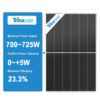 Module monocristallin bifacial à double verre Trina TSM-NEG21C.20 700w 705w 710w 715w 720w 725w Panneau solaire
