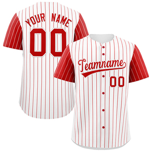 Maillots de baseball unisexe en gros, respirants, vierges, avec logo sublimé et motifs brodés pour garçon - Product Image 2