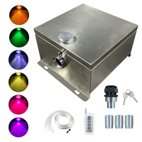 Lumière LED multicolore haute efficacité à 6 couleurs changeantes, étanche, pour écran d'affichage, plafond de cinéma maison, fibres optiques, acier inoxydable