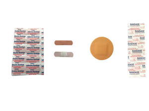 Cerotto Sterile monouso medico cerotto adesivo in gesso impermeabile benda adesiva rotonda in gesso da 22mm - Product Image 6