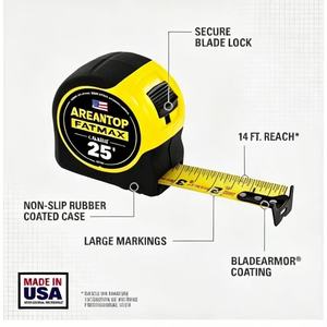 Ruban à mesurer professionnel en acier haute précision avec logo personnalisé, 5m et <span class=keywords><strong>10m</strong></span>, en PVC et ABS, avec étui en cuir - Product Image 3