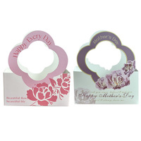 Nouveaux modèles fête des mères fleur bricolage boîte d'emballage portable Kraft papier fleur Arrangement floral wrap matériel en gros