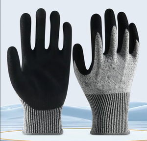 Gants anti-coupure de grade <span class=keywords><strong>3</strong></span> et 6, résistants à l'usure, durables, avec bouts des doigts lisses en PU Yiquan, personnalisation possible, usine source, styles variés - Product Image 5