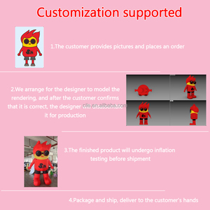 Bailarina de cielo que agita inflable para publicidad gigante al aire libre, bailarinas de aire de Chef de brazo que agita personalizadas inflables - Product Image 4