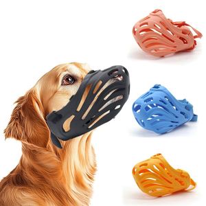 Bozal de silicona antimordida hueco para perro, suministros de manga de boca duraderos profesionales multicolores personalizados para mascotas - Product Image 5