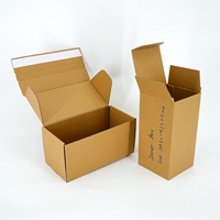 Venta al por mayor de cartón corrugado reciclable tamaño personalizado logotipo planta de embalaje flor entrega cajas de envío plegable