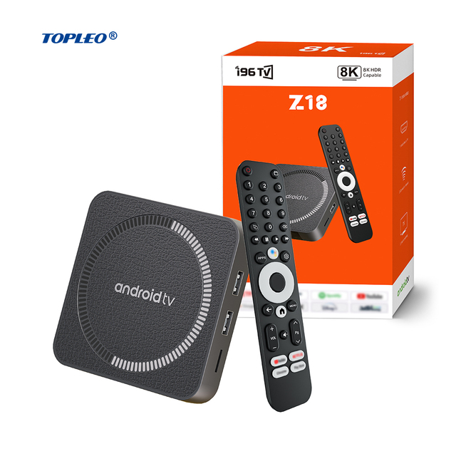 Topleo Motherboard OTT Android TV Box 8K HDR Quad Core 5G WiFi Player Custom Smart 4K Android TV Box