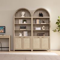 Étagère arche personnalisée avec panneaux renforcés réglables et porte de placard - Rangement multifonctionnel pour cuisine