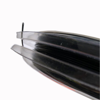 Corde de raquette de tennis en polyester de couleur pure, corde de rechange durable pour raquette dure, type de disque 200 m de long diamètre 1.25mm.