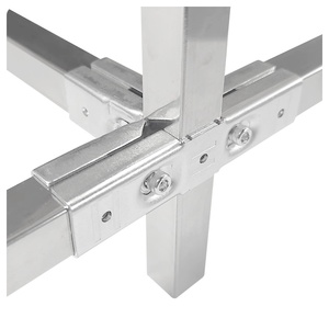 40 ống vuông ống thép không gỉ Phụ Kiện/Phụ kiện mạ kẽm/solderless Fastener sửa chữa Kệ TEE lịch thi đấu - Product Image 5