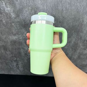 <b>Kids</b> Stainless Steel 14oz Outdoor Travel Beverage Cup with Straw Handle Insulated Vacuum Tumbler - Product Image 5