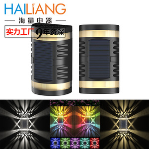<b>Solar</b> Garden Lights Outdoor Led Wall <b>Lamp</b> Waterproof <b>Solar</b> <b>Powered</b> For Yard Patio Fence Decorative Lighting With Mono Si Panel - Product Image 4