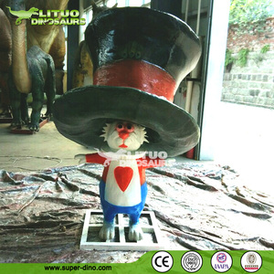 Decoración para el Día de Acción de Gracias, Modelo Animatrónico de Cuento de Hadas, Animal de Dibujos Animados, <span class=keywords><strong>Conejo</strong></span> - Product Image 2