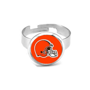Chicago Bears Time Gems 32 Sport Football Sports команды регулируемый размер кольца из нержавеющей стали - Product Image 3