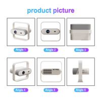 Mini projecteur LCD Topleo Android 14, compatible 4K, courte focale, WiFi HD, 500 lumens ANSI