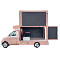 Foton Xiangling Q Mini Saf Elektrikli LED Reklam Kamyonu CATL Bataryalı Tam Renkli Ekranlı Tanıtım Aracı Fabrika Doğrudan Satışı