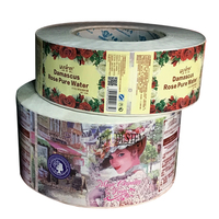 Autocollants en papier personnalisés de haute qualité, OEM, vinyle, matériau PET, emballage de bouteilles, logo, rouleau auto-adhésif, imperméable, CMJN, UV/offset