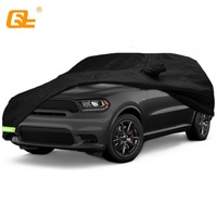 Housses de voiture personnalisées imperméables 210T pour extérieur, pour Dodge Durango 2011-2022, 100% imperméables, coupe-vent, avec sangle et fermeture éclair double porte
