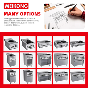 Estación de cocina modular de inducción eléctrica comercial personalizable, soluciones de equipos de cocina para hoteles y restaurantes - Product Image 6