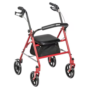 Economic Light Weight 4 Wheel <b>Rollator</b> <b>Walker</b> with Seat Basket Disc Brake - Product Image 6
