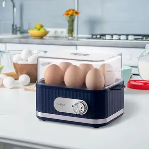 Yumurta pişiricisi kaynamış makinesi elektrikli yumurta kaynatıcı özel OEM çelik paslanmaz güç zaman gıda Rohs renk kabul malzeme ABS