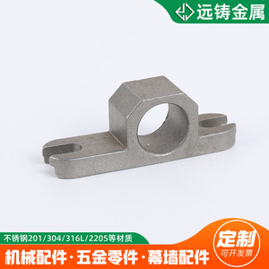 Pièces de transmission mécanique en acier inoxydable 304 moulées avec précision Yuanzhu, traitement de surface par sablage, métallurgie - Product Image 5