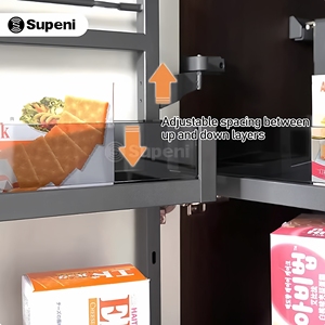 Supeni Big Monster - Cesta Extraíble para Armario de Cocina, Estante de Almacenamiento Lateral, Organizador de Aperitivos - Product Image 3