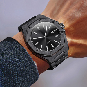 Montre automatique de luxe pour homme, chronographe mécanique, acier inoxydable de haute qualité, étanche, sport, personnalisée, montre-<span class=keywords><strong>bracelet</strong></span> pour affaires - Product Image 4