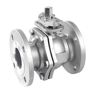 Stainless Steel 304/316 A351 CF8/CF8M Carbon Steel ASTM A216WCB 2PC Ball Valve Flanged ANSI150 B16.5 JIS B2220 Pneumatic OEM - Product Image 1