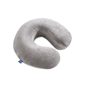 European Memory Foam Travel <b>Pillow</b> High Quality 32*29*12 <b>U</b>-<b>Shaped</b> Knitted Fabric for Car Home Healthy Deep Sleep Premium - Product Image 1