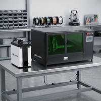 Découpeuse laser à fibre refroidie par air LM-4030DF 800W pour la découpe, la gravure, le marquage et la production de prototypes en métal