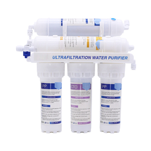 เครื่องกรองน้ำ 5 ขั้นตอน ระบบอัลตราฟิลเตรชั่น พร้อมหินแร่และถ่านกัมมันต์ สำหรับกรองน้ำดื่มที่บ้าน ใช้งานได้ทันที - Product Image 1