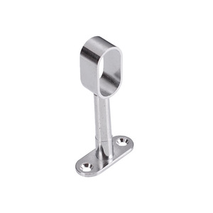 Support mural inversé pour porte-vêtements en alliage de zinc, base de fixation pour armoire, accessoires de mobilier - Product Image 4