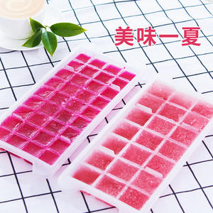 แม่พิมพ์น้ำแข็งใสทรงสี่เหลี่ยม ง่ายต่อการถอดออก กล่องเก็บอาหาร DIY ใช้ในครัวเรือน ปลอดภัยสำหรับช่องแช่แข็ง กล่องทำน้ำแข็ง - Product Image 2