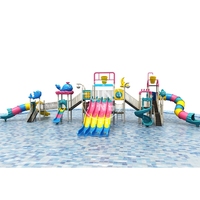 Enfants crème solaire thème extérieur parc d'attractions équipement HDPE acier toboggan enfants aire de jeux extérieure