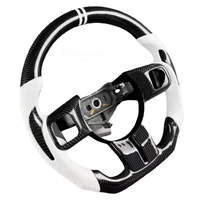 Volante de Fibra de Carbono para Jeep Wrangler Jk Compass Grand Cherokee, Volante 2011 2012 2013 2014 2015 2016 2017