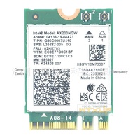 Tarjeta de Red Inalámbrica AX200NGW 3000M WIFI6 2.4G/5G Doble Banda M2 Gigabit Integrada 5.2 para China
