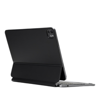Casing Tablet Keyboard Nirkabel Magnetik dengan Tempat S Pen Mini Samsung untuk Galaxy Tab S9 12.4 Inch