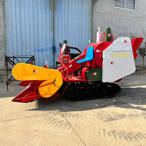 Mini-moissonneuse-batteuse sur chenilles de 35 CV pour la récolte du riz - Product Image 3